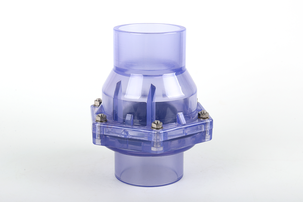 新乐透明翻板式止回阀